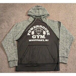 J.America Powerhouse Gym Pullover Hoodie Sweatshirt Bodybuilding Men's S